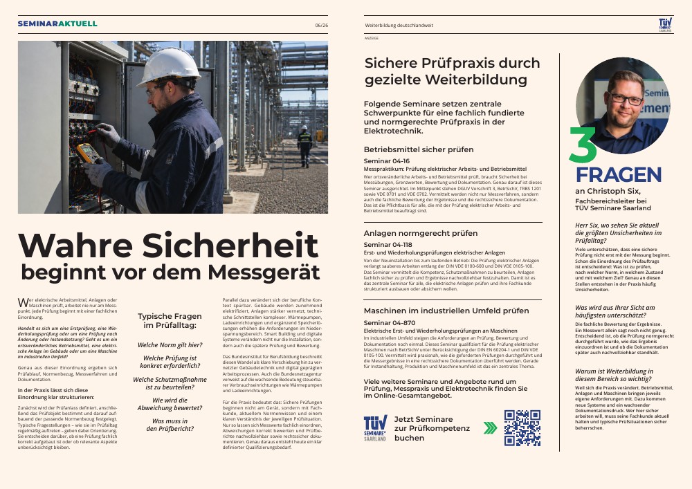 Vollständige Innenseiten von SEMINAR AKTUELL