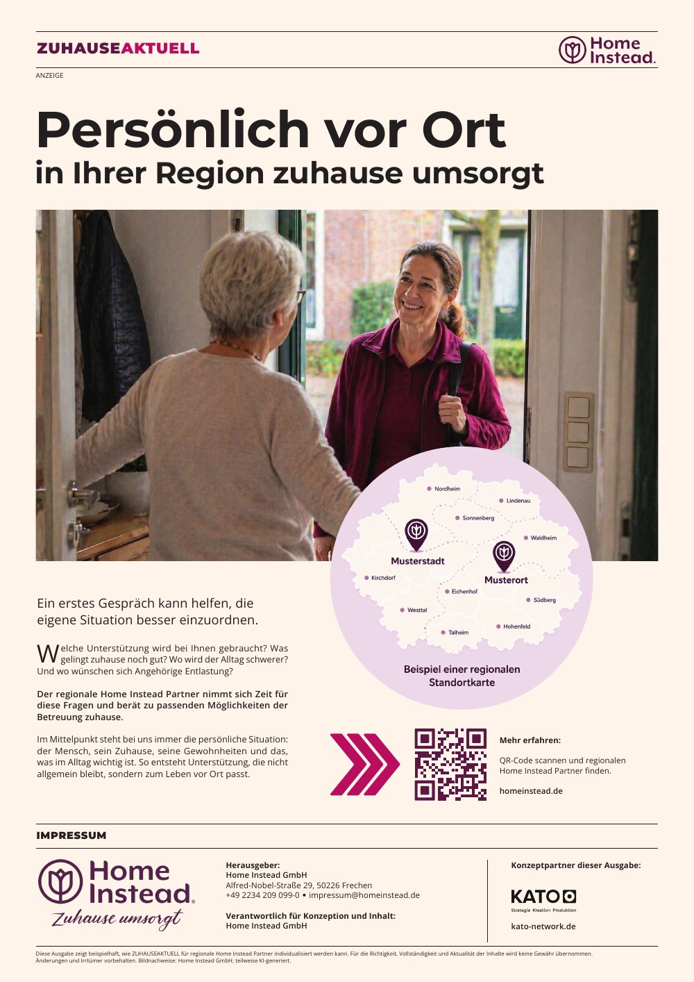 Vollständige Rückseite von ZUHAUSE AKTUELL